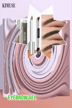 Black eyebrow gel
