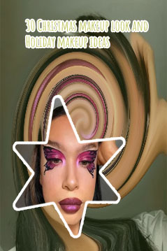 Butterfly makeup look