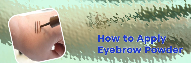 Eyebrow filler powder