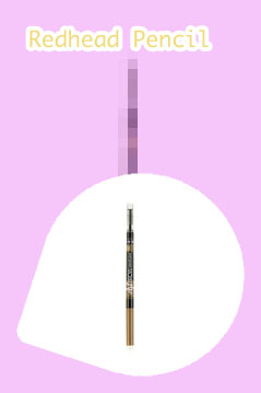 Eyebrow pencil for redheads