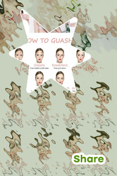 Gua sha for face slimming before and after