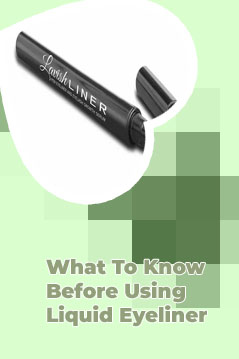 Liquid eyeliner on waterline